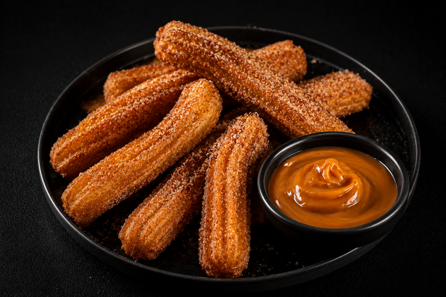 Churros con cajeta