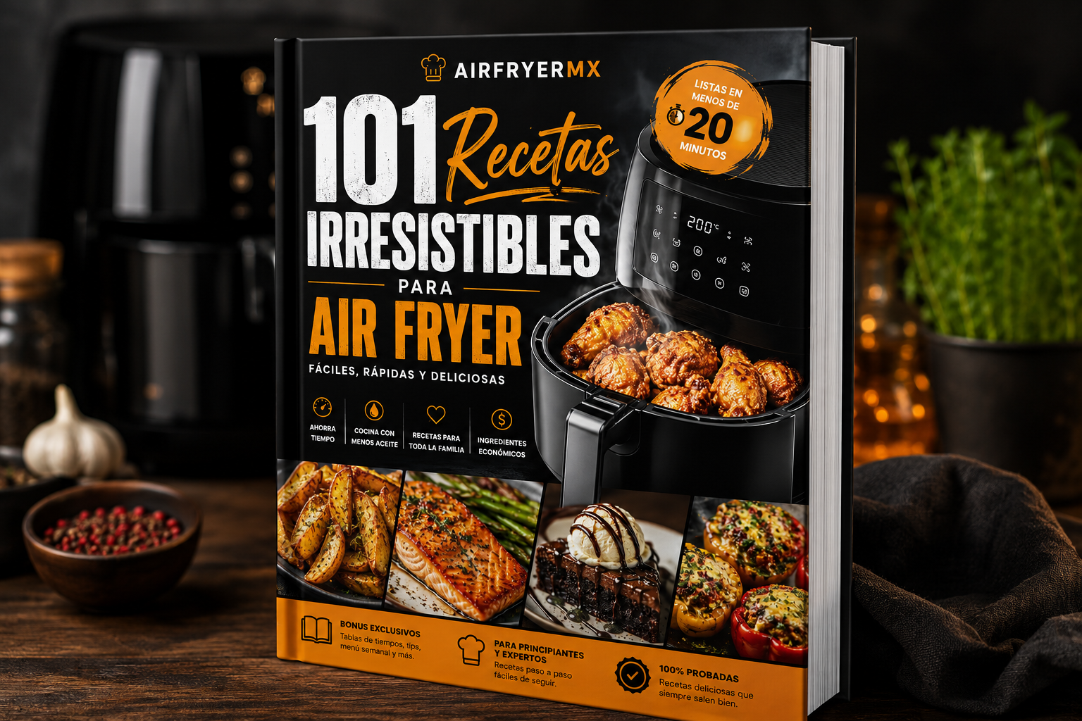 Vista previa del ebook 101 Recetas Air Fryer